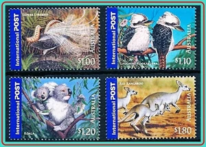 AUSTRALIA 2005 BIRDS + ANIMALS MNH CV$10.65 KOALA, KANGAROO, KINGFISHER - Picture 1 of 1