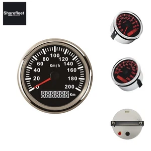 GPS-Tacho- Kilometerz Anzeige bis 200 km/h Auto Motorrad mit Hintergrundbeleu... - Bild 1 von 10