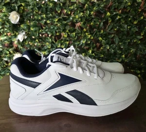 Zapatos Reebok Walk Ultra 7 DMX Max Blanco Azul Marino EE. UU. Para hombres Talla 10 EU 43 NUEVOS CON ETIQUETAS - Imagen 1 de 13