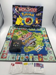 Pokémon Monopoly gioco da tavolo vintage 1999 edizione da collezione completo - Foto 1 di 7