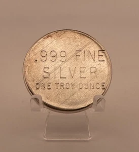 1 Feinunze (31,1 g) .999 Feinsilber einseitig Blanko Planchet - Bild 1 von 3