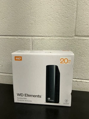 Western Digital 20TB WD Elements Desktop External Hard Drive-WDBWLG0200HBK-NESN - Image 1 of 3