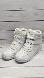 UBFEN Womens Shoes Hidden Wedges 5.5Cm Fashion Sneakers Size 7.5 Med, White - Picture 1 of 10