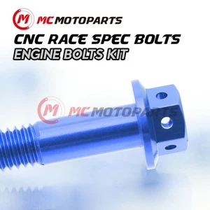 Blue CNC Clutch Cover Engine Bolt Kit For Honda CBF1000 F 2006-2015 - Picture 1 of 7