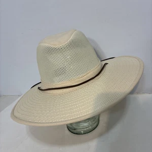 Henschel Men's Packable Aussie Breezer Safari Hat Natural UPF 50+ Size M, L, XL - Picture 1 of 15