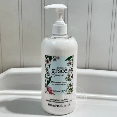 New Philosophy Amazing Grace Jasmine Perfumed Firming Body Emulsion 16 oz/480 ml - Image 1 of 4