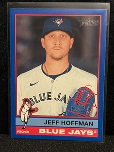 Jeff Hoffman 2025 Topps Heritage Dark Blue Border SP #431 - Blue Jays - Picture 1 of 2
