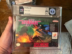 Gradius III 3 SNES Wata 9.4 A+ Sealed Top Of Pop! Minty Made In Japan Key Title - Picture 1 of 6