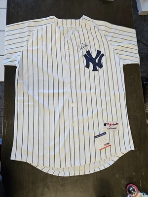 Roger Clemens "AUTOGRAPHED" New York Yankees Size 50 (L) Replica Jersey PSA COA - Image 1 of 4