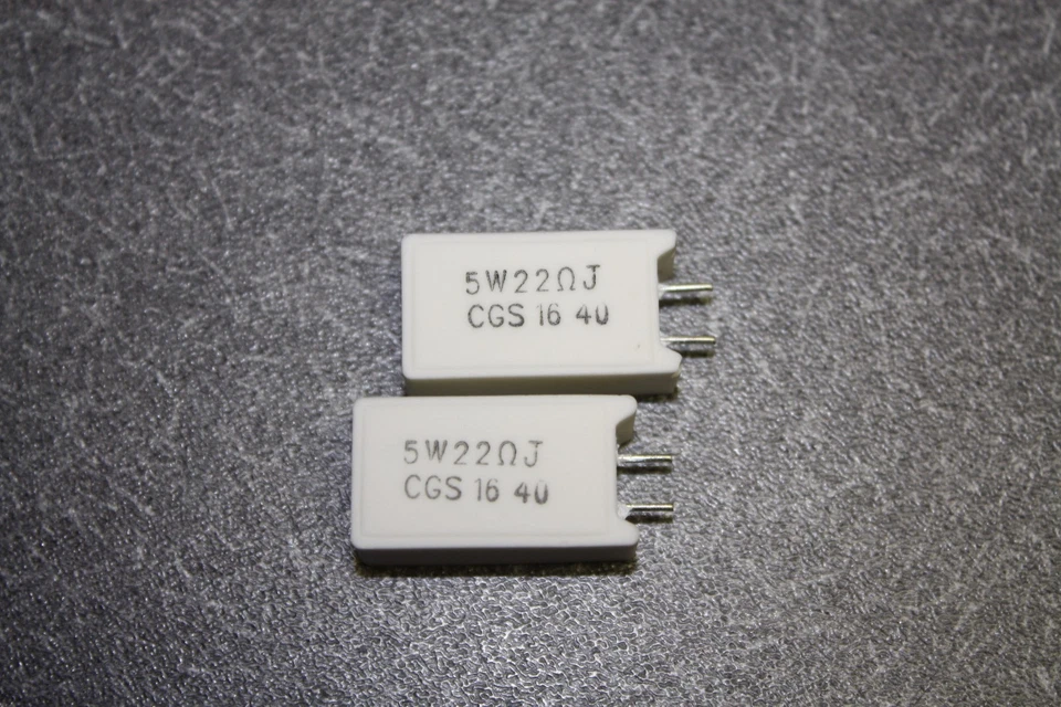 2 PIEZAS 22 OHM 5WATT 5W Resistencia de cemento 5W22R0J para LG POWER BOARD  Foto 1 de 1