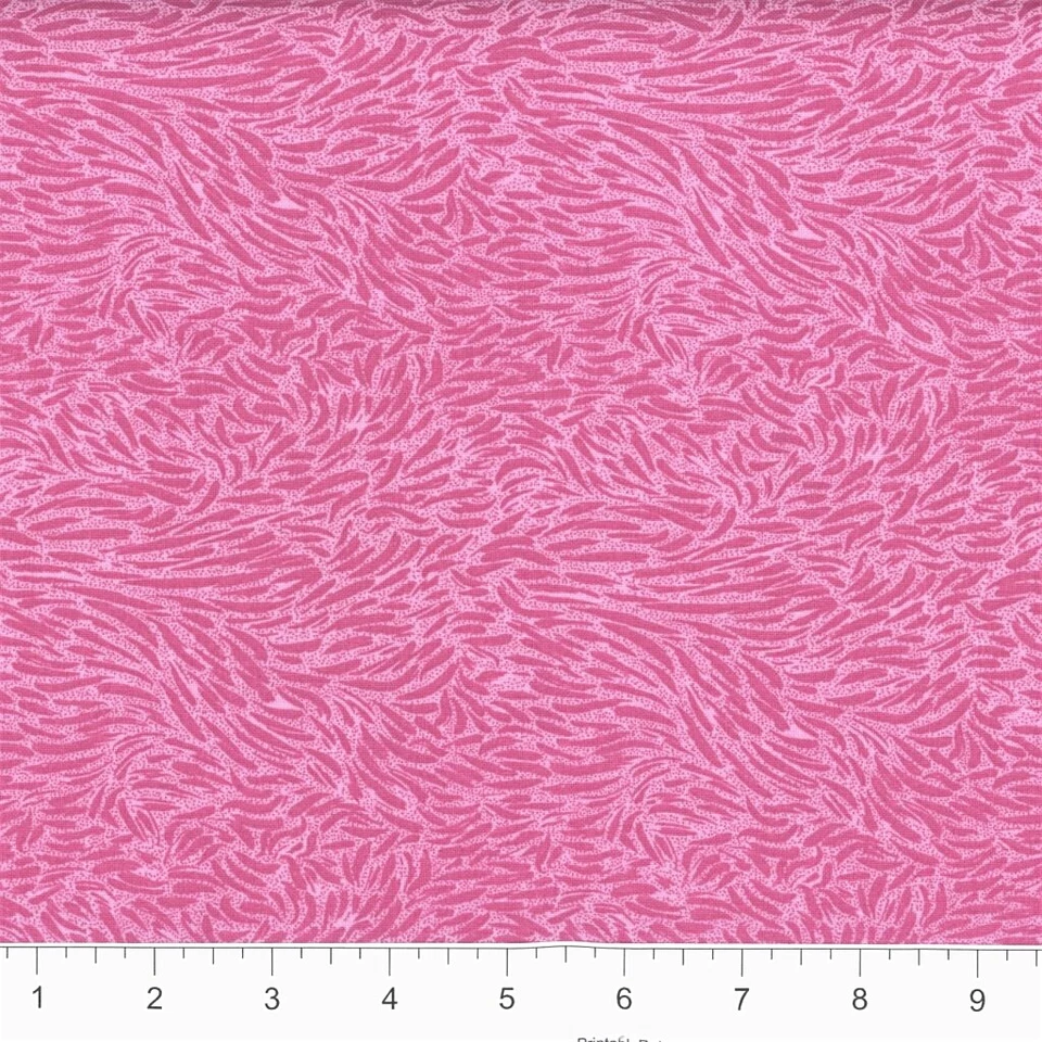 Hojas de té hojas sueltas tono sobre tono pétalos rosados 100 % tela de algodón BTQY Foto 1 de 1