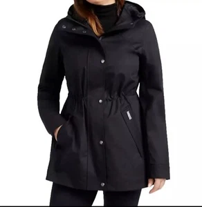 Hunter Ladies' Water & Wind Resistant Rain Jacket, Black, Size XL AC1 - Picture 1 of 2