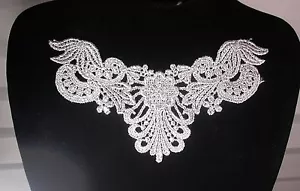 Venice Spitzenpasse Applikation - Silber Metallic - Bild 1 von 1