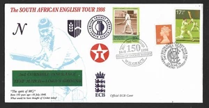 ENGLAND v SOUTH AFRICA 1998 2nd CRICKET TEST MATCH Lord's Ground Souvenir Cover - Picture 1 of 1