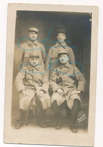 Photo CP 152 régiment infanterie Diables Rouges Colmar 1GM 1WW - Bild 1 von 2