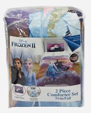 Disney Frozen 2 Kids Comforter & Sham 2-Piece Set Twin/Full Reversible Elsa/Anna