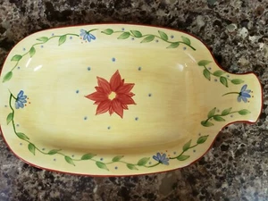 "RARE" Napoli Tray with Handle 12.5" Long X 7.5" Wide NEW serving snack tray - Picture 1 of 4