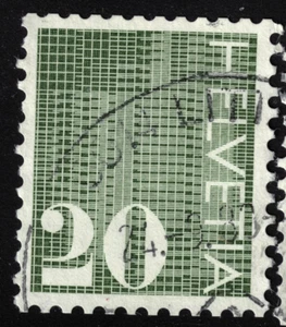 Switzerland - 1970 - 20¢ - Definitive Issues - Ziffer 20 - grünoliv - #18250 - Picture 1 of 1