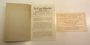 1912 LULL CARRIAGE FOUR WHEELER CATALOG BROCHURE KALAMAZOO MICHIGAN ADVERTISING - Picture 1 of 6