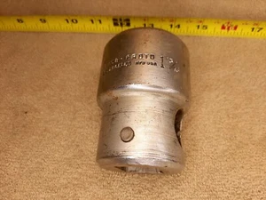 PROTO 5758 CHROME SOCKET 1-13/16" 12 POINT 1" DRIVE  - Picture 1 of 5