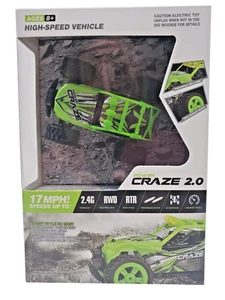 Power Craze 2.0 High-Speed Vehicle Green/Black Power Craze NIB - Picture 1 of 6