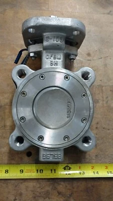 POWELL 3" Lug-Style Butterfly Valve HIGH PERFORMANCE FIG. 3.0 1572QMWTXXX, CF8M - Image 1 of 4