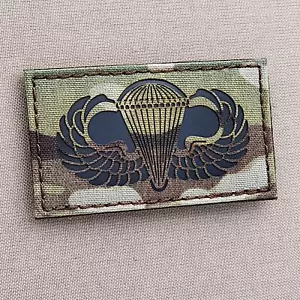 Parachutist Airborne Jump Wings IR multicam basic badge patch - Picture 1 of 2