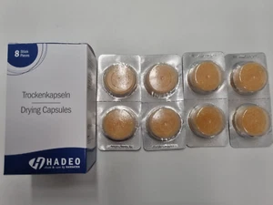 HADEO Trockenkapseln für Hörgeräte Hörsysteme Trocken Kapseln Inhalt 8 Stück