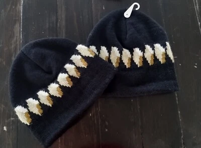 2 Sombreros de Esquí Vintage Wigwam Retro Invierno Gorro Nieve Hecho en EE. UU.  Foto 1 de 3