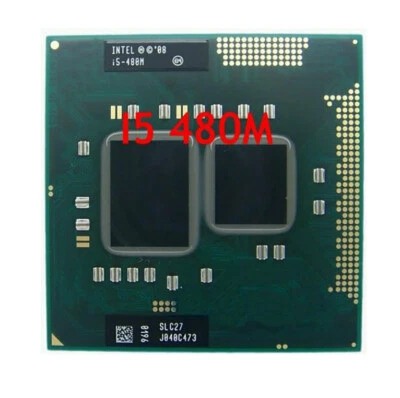 Intel Core i5-480M 2.66Ghz Dual-Core 3M Socket G1 SLC27 PGA 988 CPU Processor - Image 1 of 4