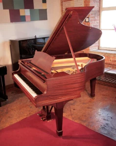 Rebuilt, Steinway Model M Grand Piano. 3 Year Warranty | BESBRODE PIANOS - Picture 1 of 12