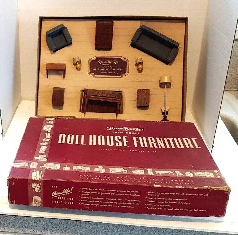 Juego en caja Strombacker Nº Sala de estar casa de muñecas 881 Foto 1 de 1