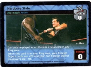 WWE: Hardcore Style [Played] card type Mid-match Action Raw Deal Wrestling WWF - Picture 1 of 1