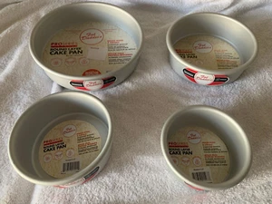 Four Pan Set - Fat Daddio's Anodized Aluminum Round Cake Pans - Picture 1 of 2