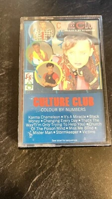 Culture Club Colour By Numbers 1983 Virgin Records Cassette Tape - Image 1 of 4