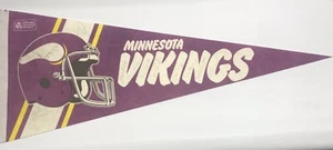 Vikings Pennant: Doleman, Millard, Jordan, Bono, 1985 Minnesota 14 Autographs - Picture 1 of 9