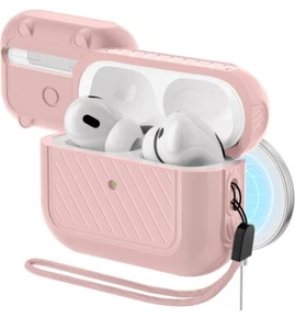 For AirPods Pro 2 Shockproof Protective Case LED 2nd Generation 2022/23 Pink - Picture 1 of 8