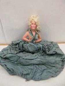 Antique Germany chalkware half doll with dress - Picture 1 of 10