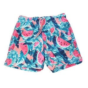 George Mens Watermelon Print Swim Shorts M 32-34 Pool Vacation Beach Tropical - Picture 1 of 6