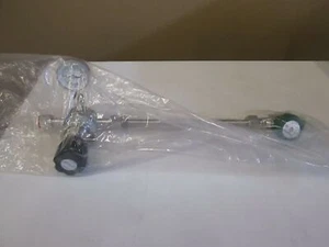 Aptech Gas Stick Assy, AP1210S Regulator, 30-0-100 PI Gauge, 6L-ELD8-CCXX Valve - Picture 1 of 5