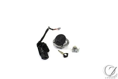 06-07 Suzuki GSXR600 GSXR 600 Ignition Lock Gas Cap Seat Set with Key Foto 1 de 4