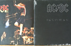 AC/DC Live 2-LP Set + Back In Black LP Vinyl Sealed - Picture 1 of 3