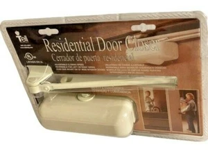 Door Closer Residential Kit DC100081-S Ivory Factory Sealed By Tell Mtg - Picture 1 of 4