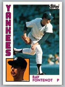 1984 Topps #19 Ray Fontenot New York Yankees Baseball Card