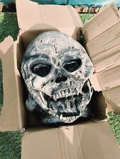 Halloween Large  Skull Latex Graveyard Foam Prop Decoration Rare Vintage Horror