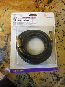 New Radio Shack 12-FT Shielded Video Cable 15-1543A - Picture 1 of 1