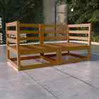 Vidaxl Garden 2-seater Sofa Honey Brown  Pinewood Ghb