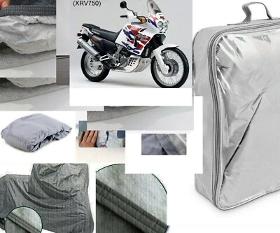 TELO COPRIMOTO TELATO FELPATO PER HONDA AFRICA TWIN XRV 750 ANNO 1995 IMPERMEAB - Immagine 1 di 4