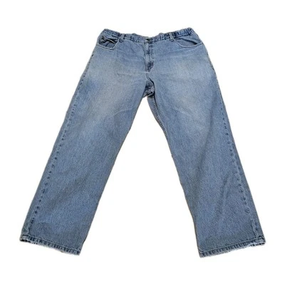 L.L. Bean Men's Jeans Size 42x30 Comfort Waist Straight Leg Medium Blue Wash Vtg - Image 1 of 4