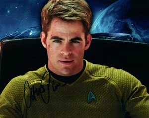 Chris Pine 8x10 Signed Autographed Photo Picture with COA - Picture 1 of 1